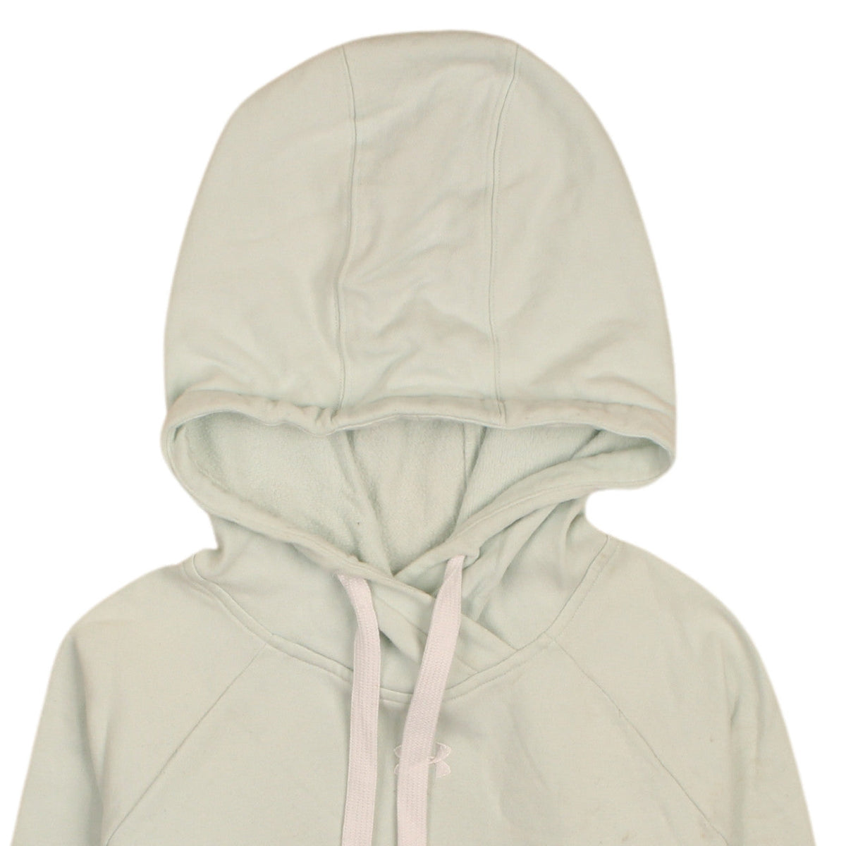 Under Armour Men’s Ivory Pullover Hoodie Size S Relaxed Fleece