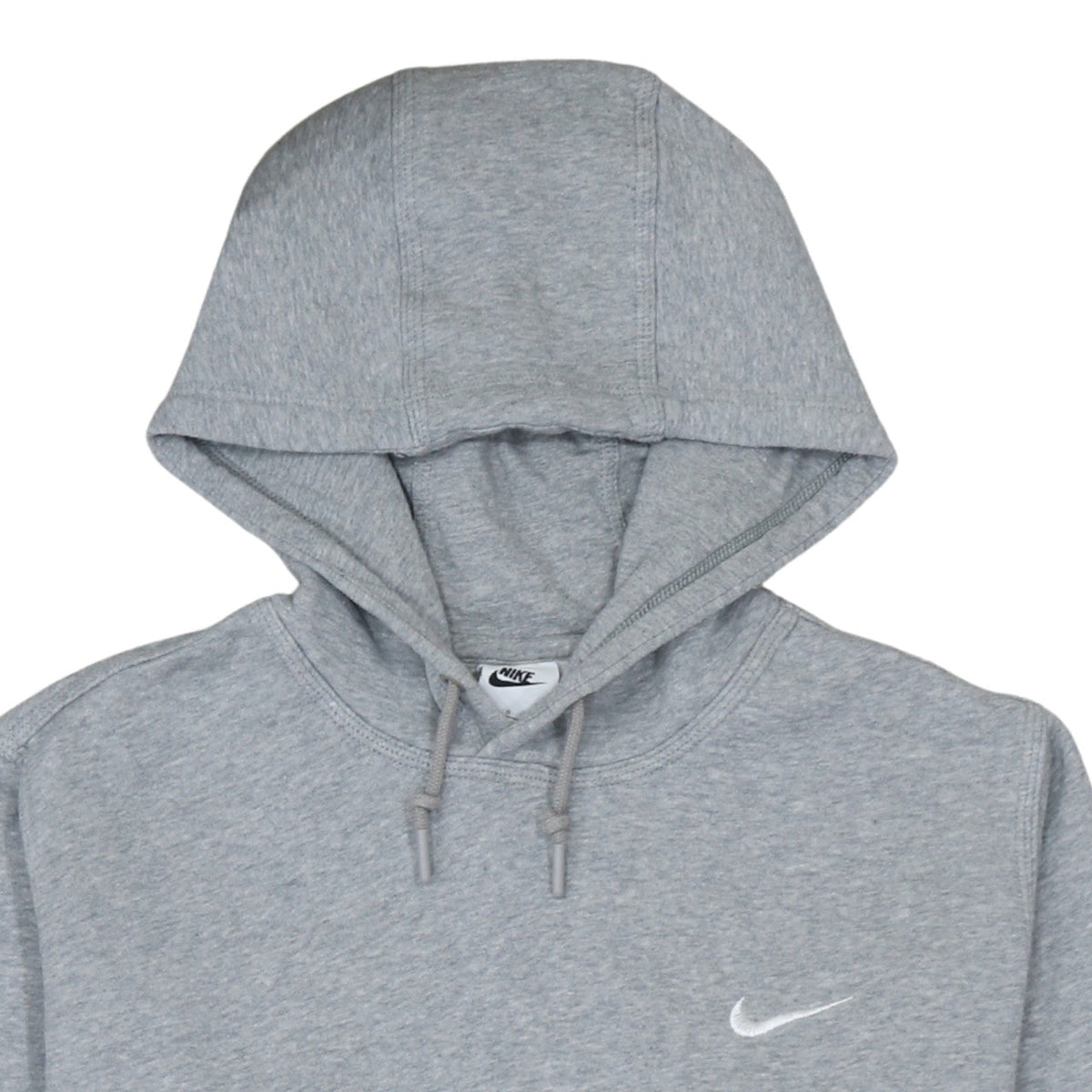 Nike Men's Grey Pullover Hoodie Size L Regular Fit Fleece