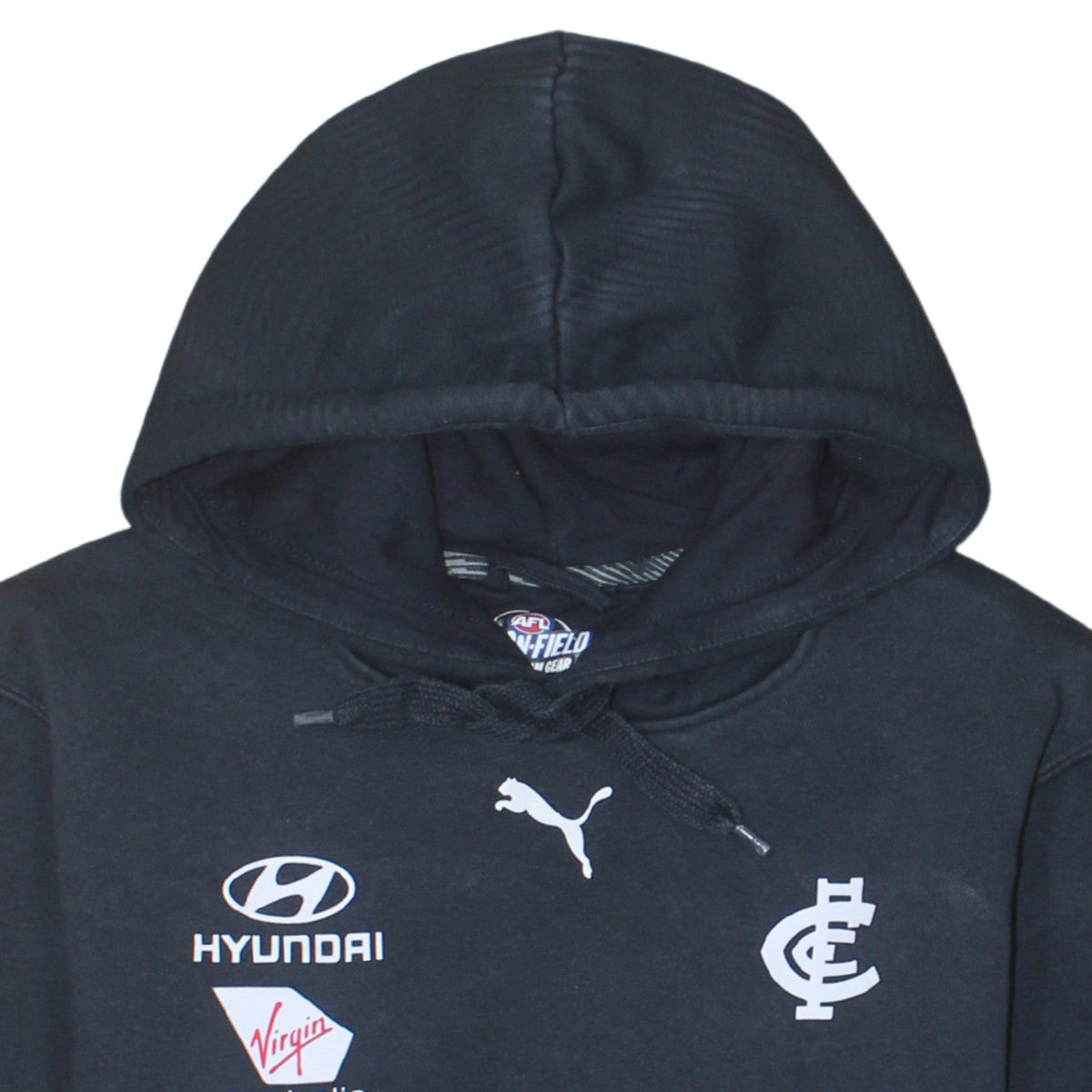 Puma AFL On-Field Team Gear Men's Black Hoodie Size M