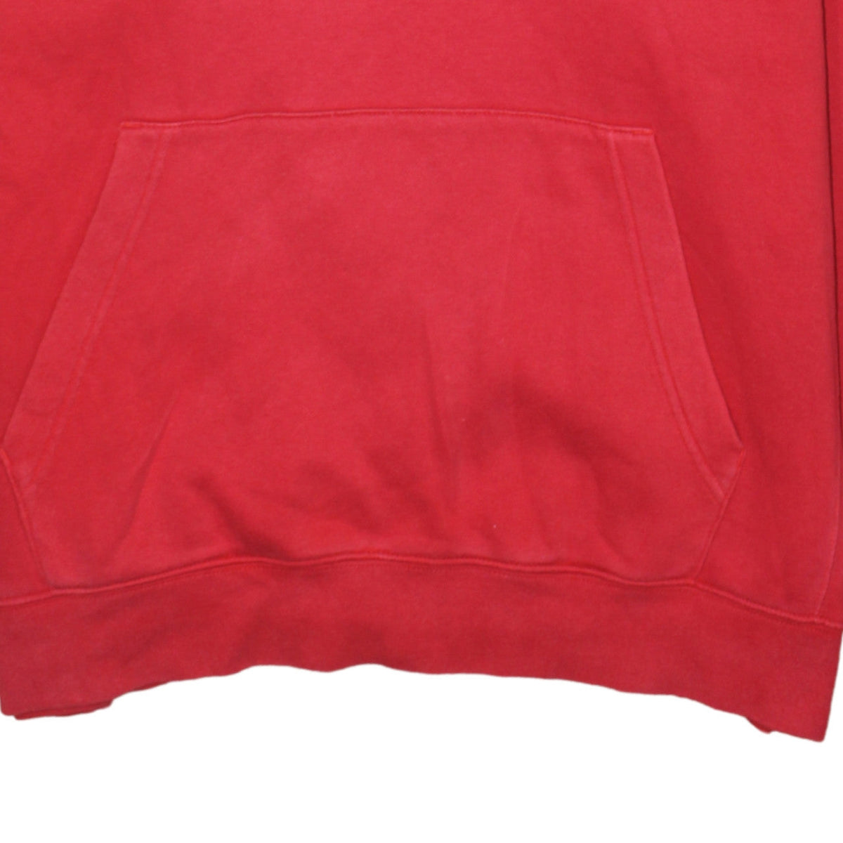 Nike Men's Red Pullover Hoodie L Regular Fit Logo Sportswear