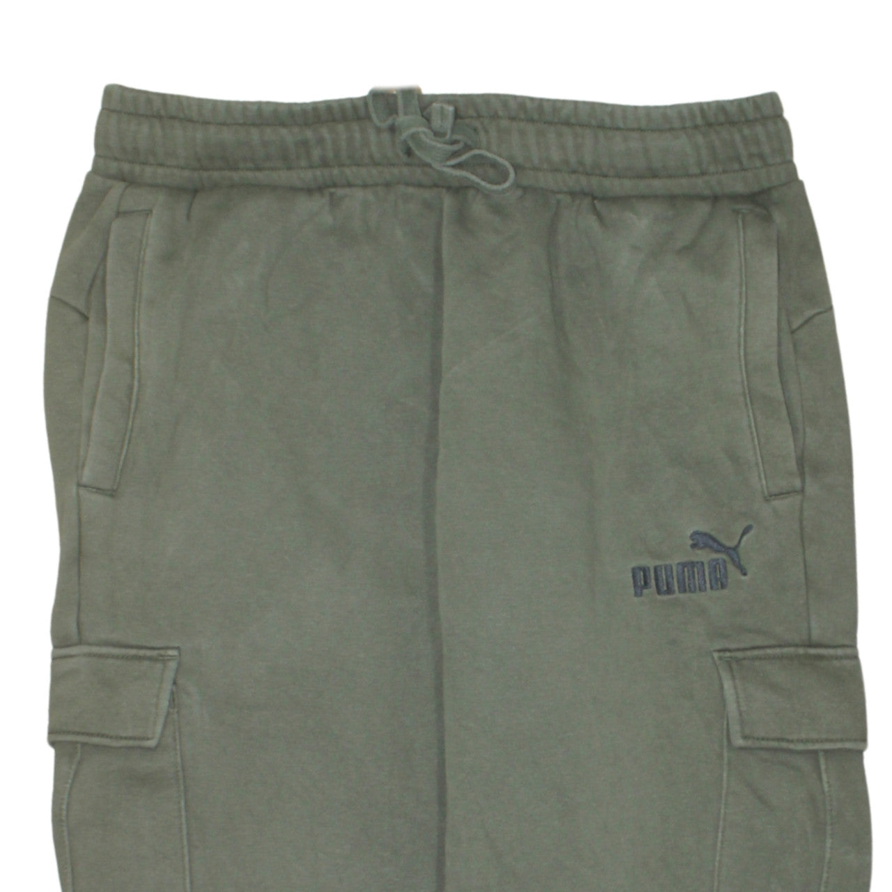 Puma Men's Green Regular Fit Jogger Trousers Size M