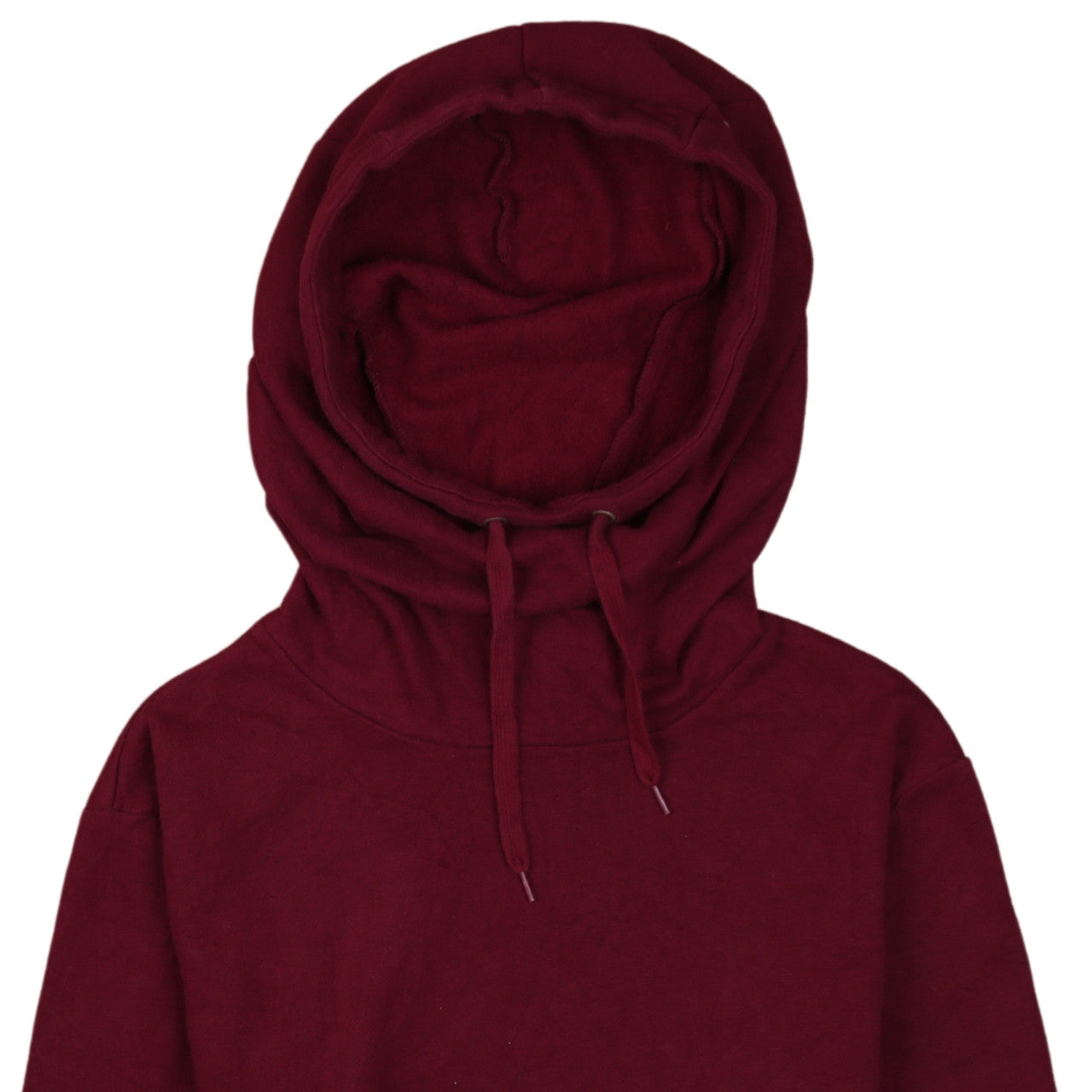 Asics Men's Red XL Pullover Hoodie High Neck Drawstring
