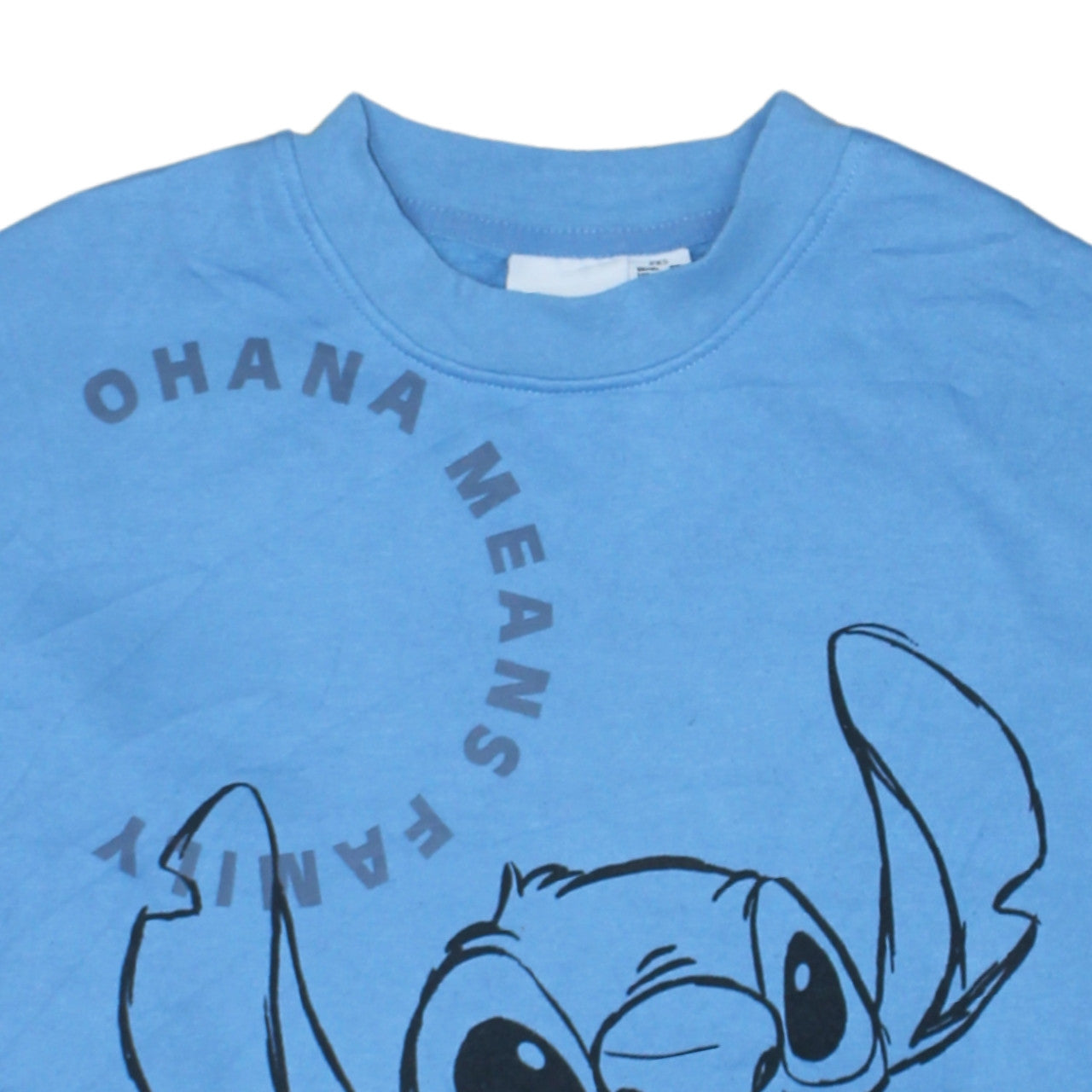 Disney Lilo & Stitch Blue Crew Neck Women’s Sweatshirt Size 2XS