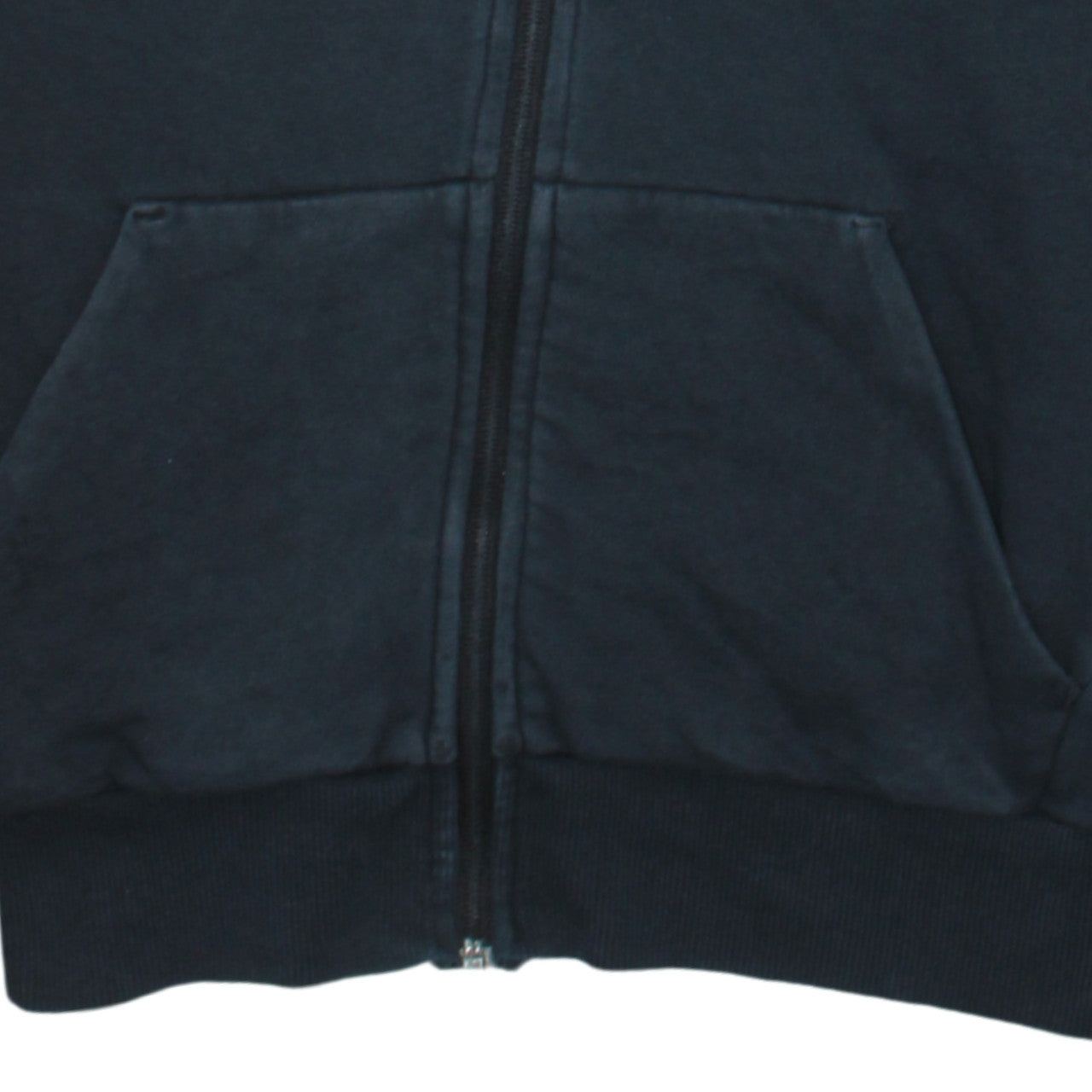 Puma Men's Black Full Zip Hoodie L Sportswear Graphic Fleece