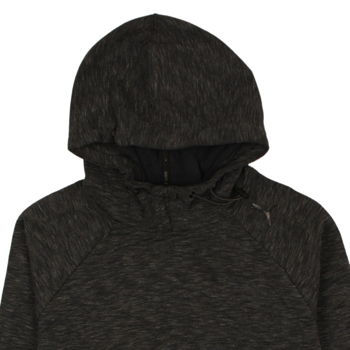 Puma Womens Black Size 10 Hooded Pullover Sweatshirt