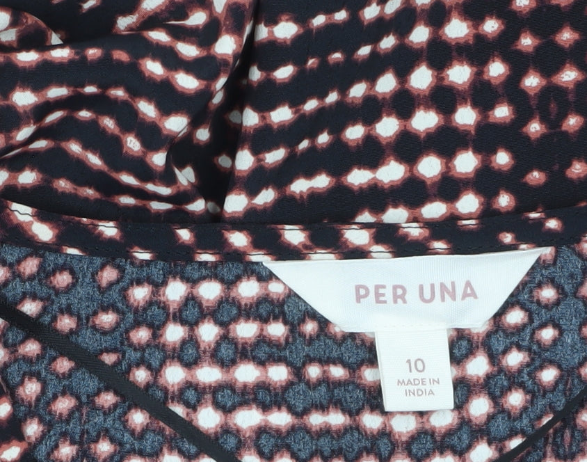 Marks & Spencer Per Una Women's Multicoloured Size 10 A-Line Dress