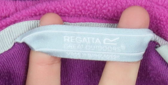 Regatta Women’s Purple Fleece Half Zip Activewear Jacket Size 16