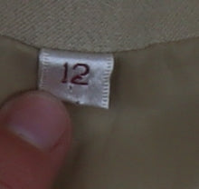 Style by EWM Women's Beige Size 12 Long Sleeve Button Jacket