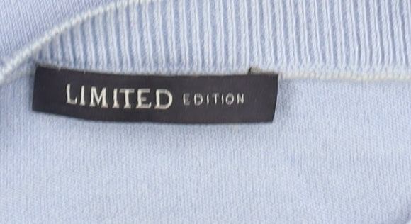 Marks & Spencer Women’s Blue Crew Neck Long Sleeve Pullover Jumper Size 16