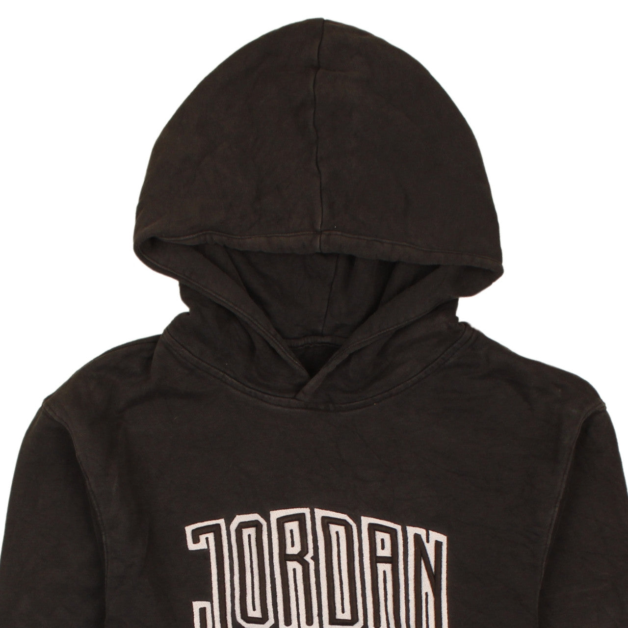 Jordan Mens Black Pullover Hoodie Size M Embroidered Logo