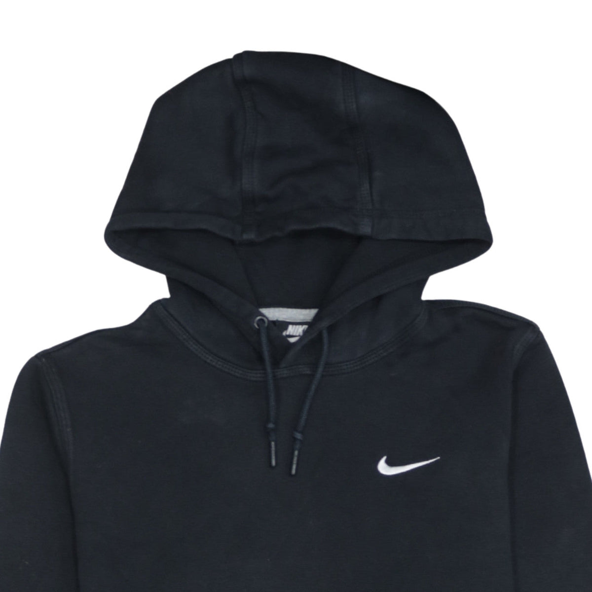 Nike Men's Black Small Pullover Hoodie Sweatshirt with Embroidered Logo
