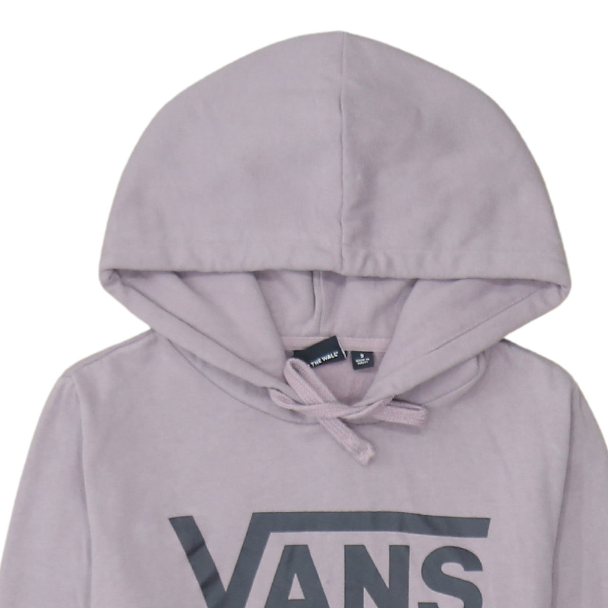Vans Women’s Purple Pullover Hoodie S Cotton Blend Logo Casual