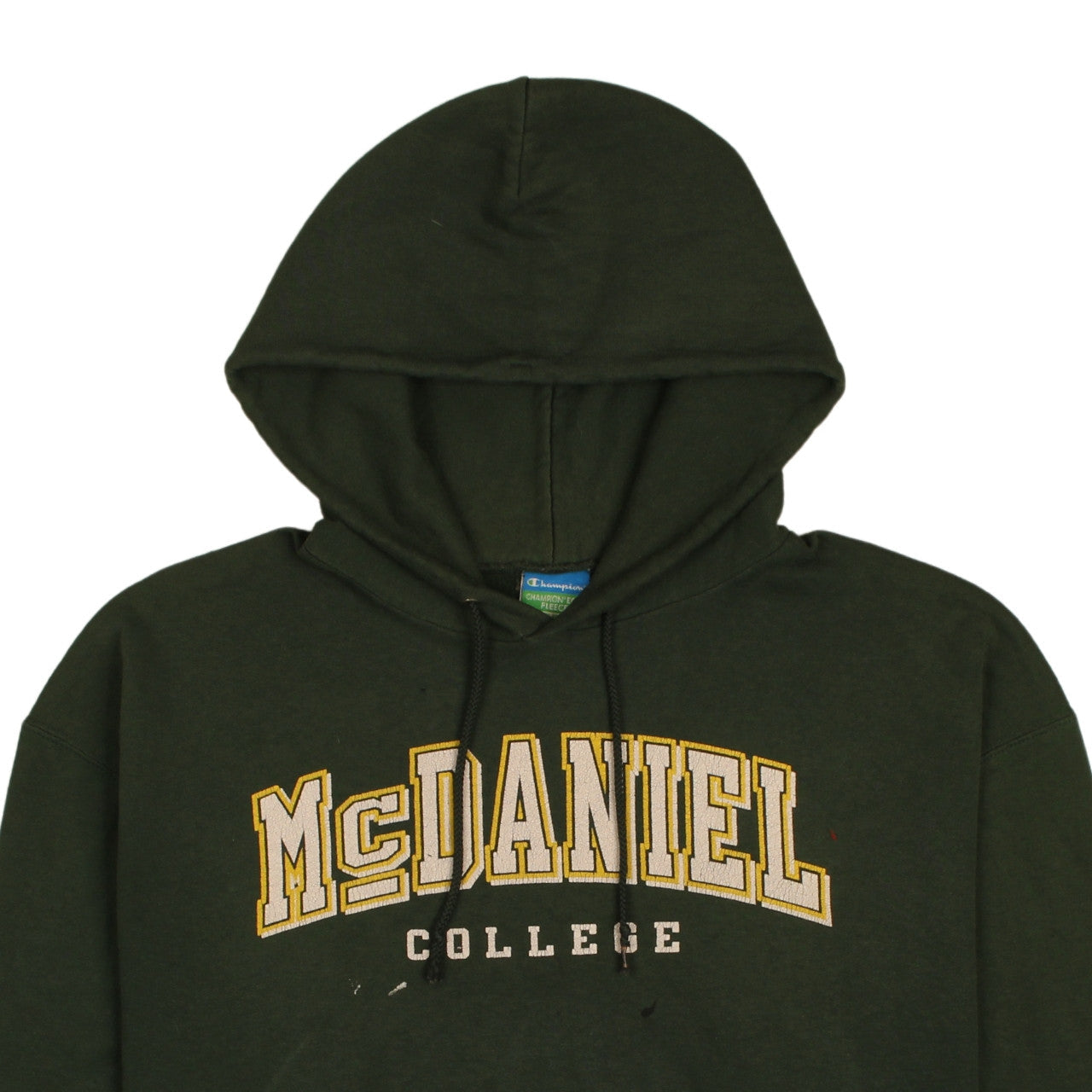 Champion Men’s Green McDaniel College Pullover Hoodie XL Fleece