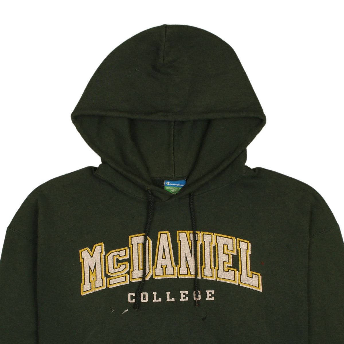 Champion Men’s Green McDaniel College Pullover Hoodie XL Fleece