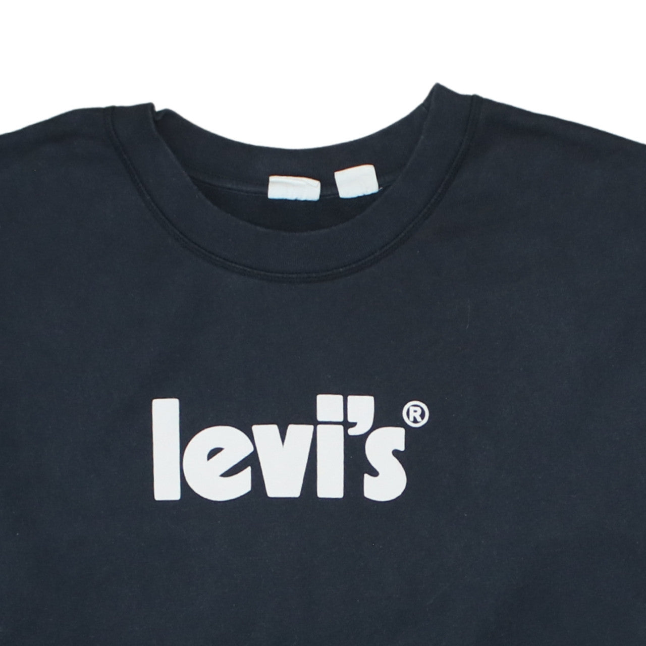 Levi's Men's Black 2XL Crew Neck Pullover Sweatshirt