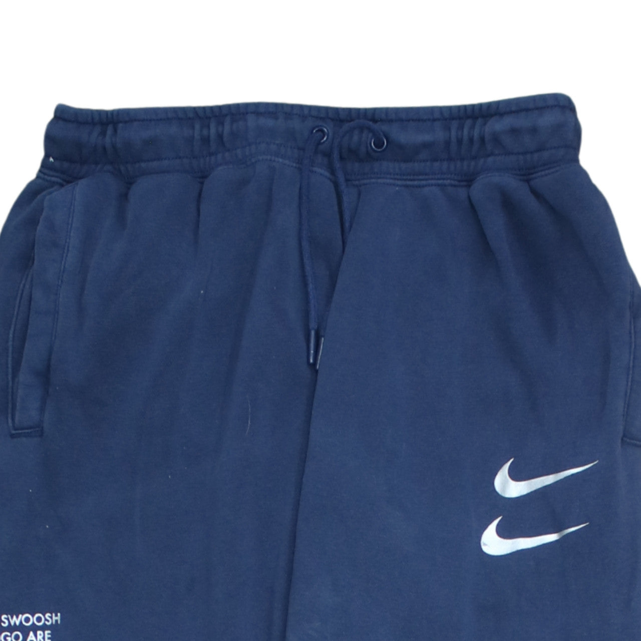 Nike Men's Blue Swoosh Logo Sweatpants Joggers M