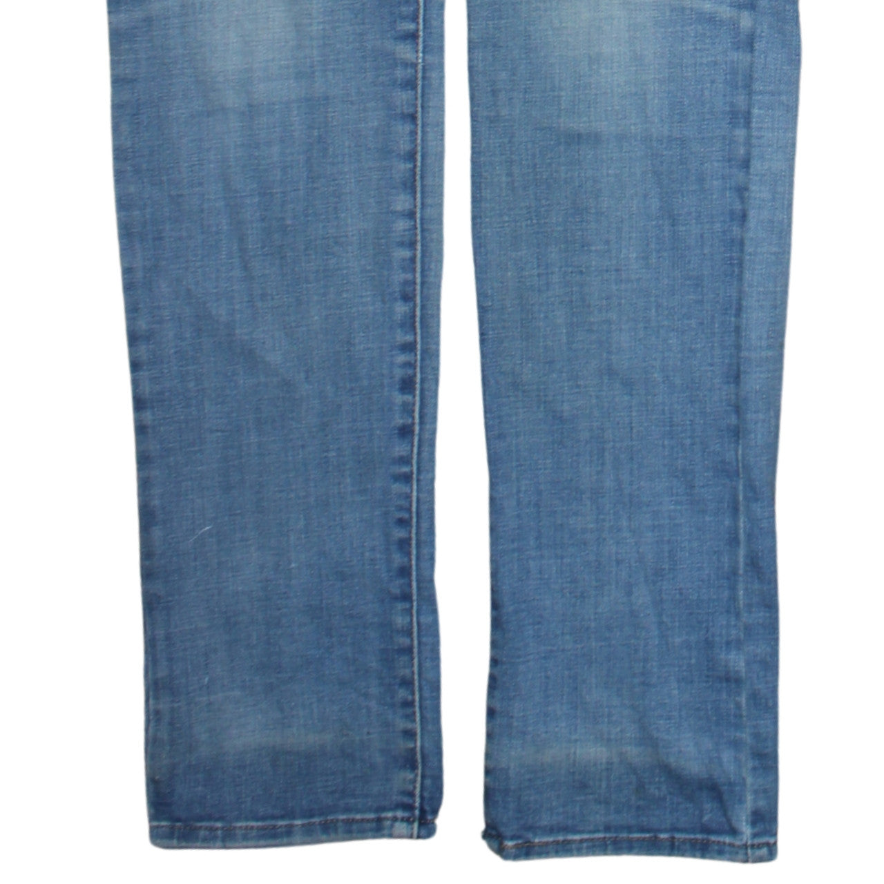 Levi's Women's Blue 28 Slim Stretch Mid Rise Straight Jeans