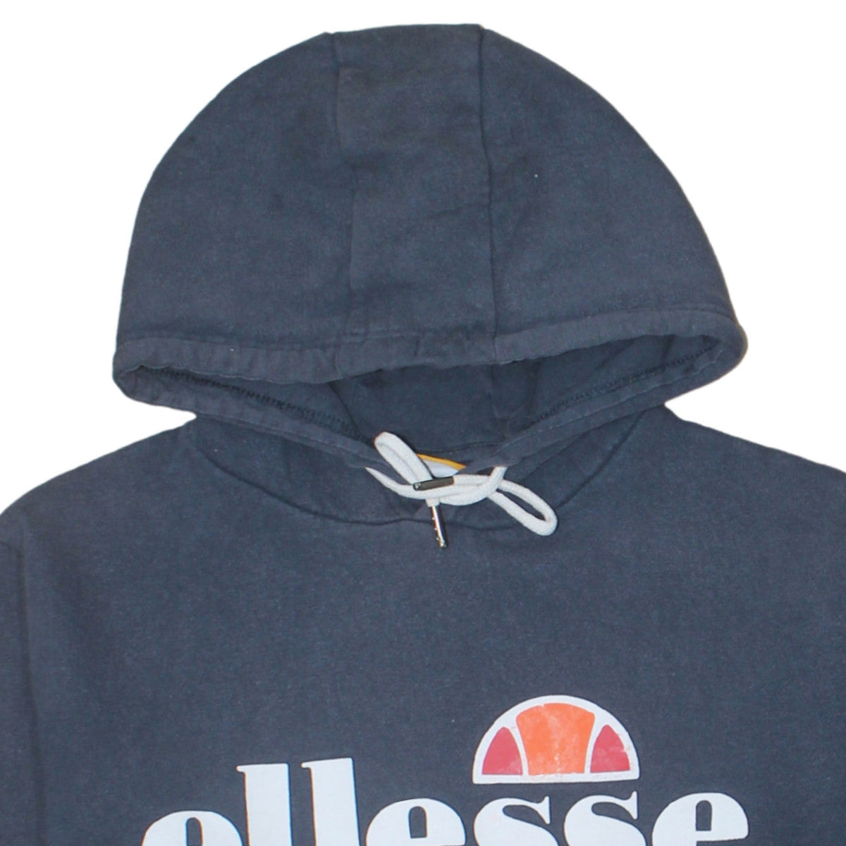 Ellesse Womens Navy Blue Hoodie UK 12 Pullover Hooded Sweatshirt