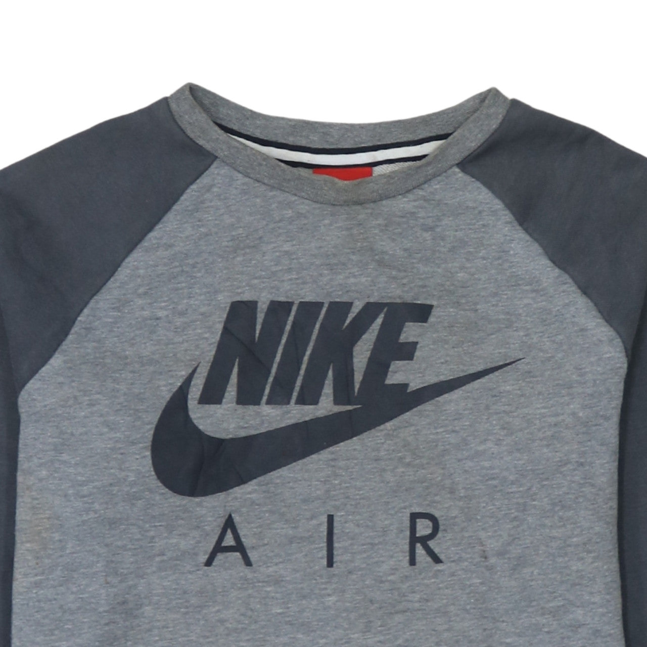 Nike Boys Grey Air Logo Pullover Sweatshirt 13-15 Years