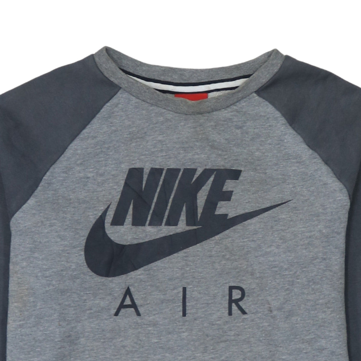 Nike Boys Grey Air Logo Pullover Sweatshirt 13-15 Years