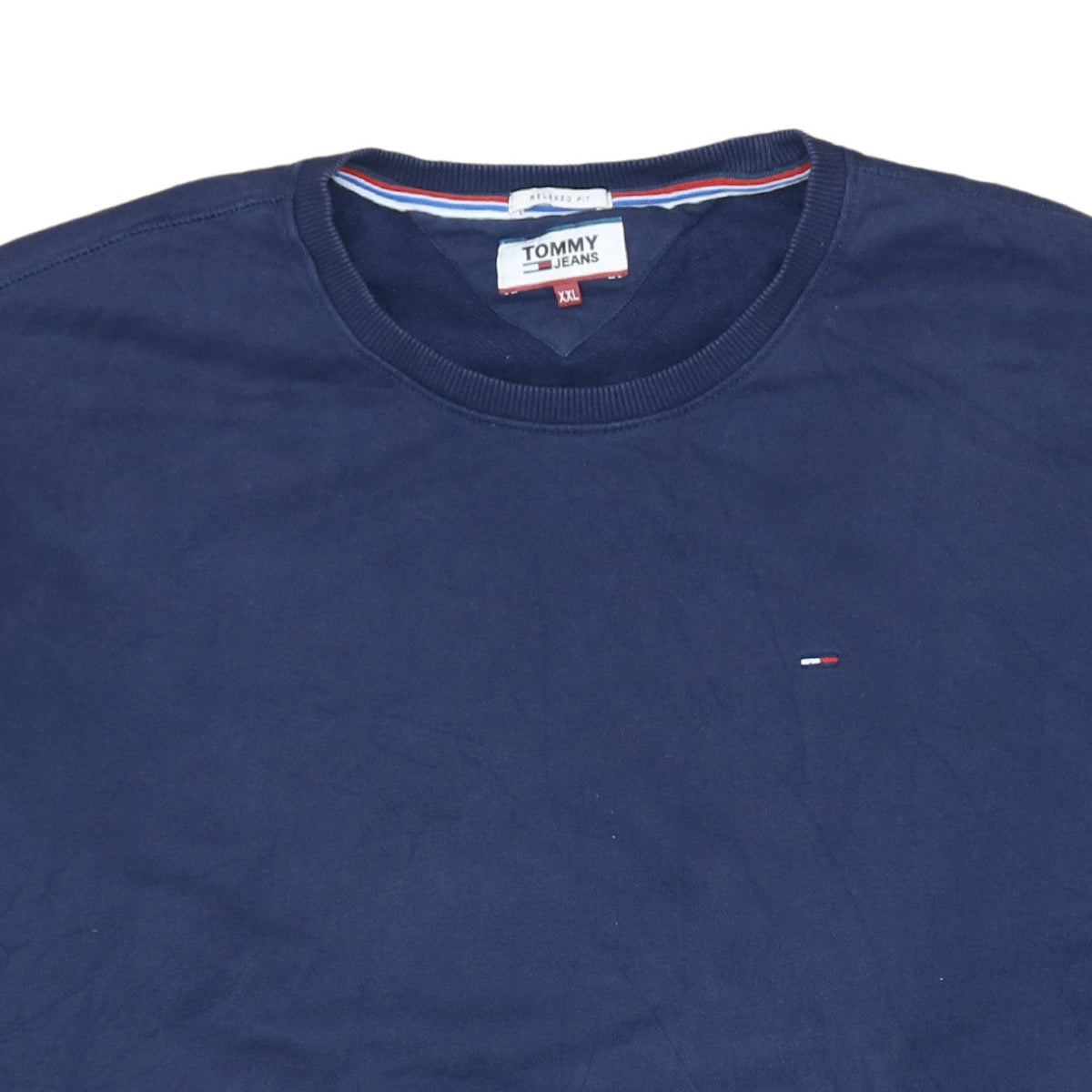 Tommy Jeans Men's Blue 2XL Classic Crew Neck Sweatshirt