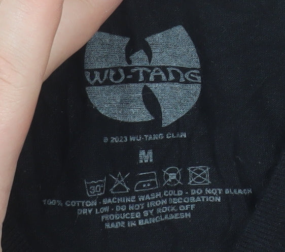 Wu-Tang Clan Men's Black Dragon Graphic Cotton T-Shirt Medium
