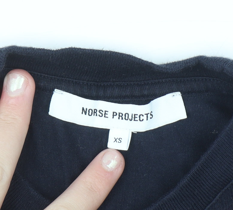 Norse Projects Women's Black XS Basic Cotton Short Sleeve T-Shirt