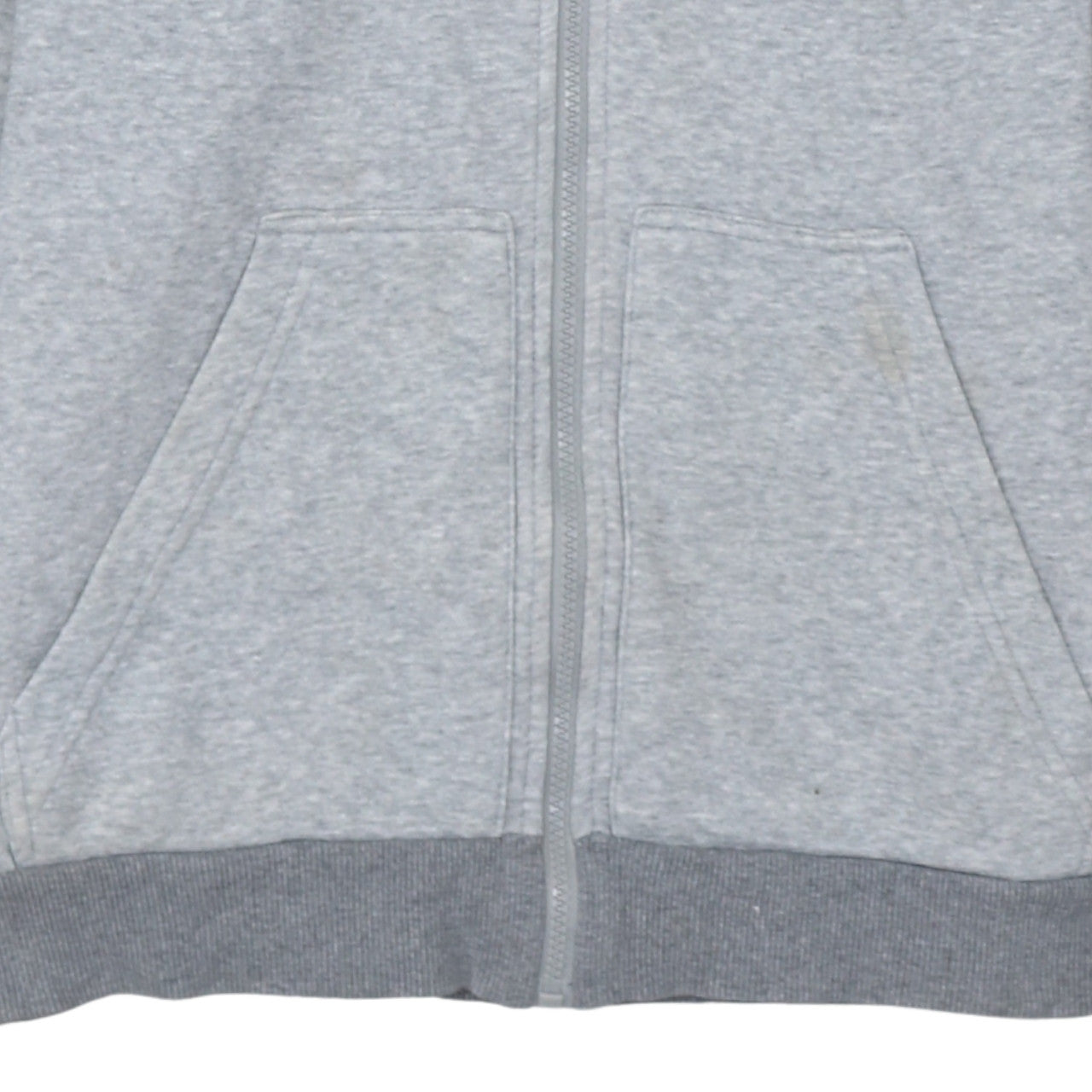 Adidas Men's Grey Full Zip Hoodie Size M Regular Fit Sportswear