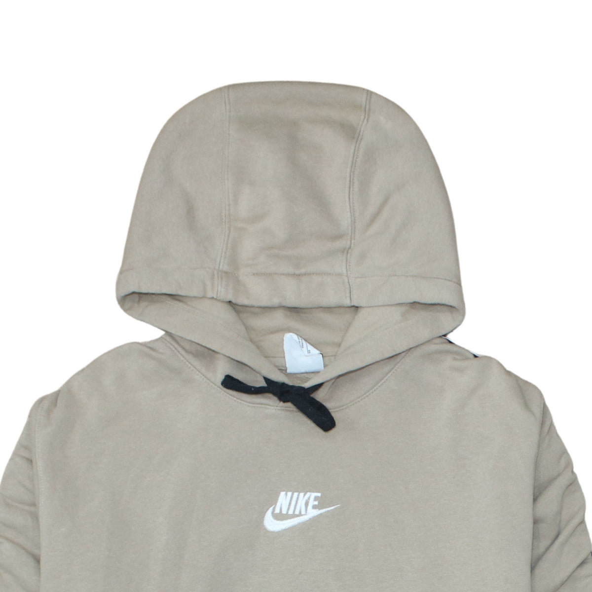 Nike Women’s Beige Pullover Hoodie XL Cotton Blend Casual Sweatshirt