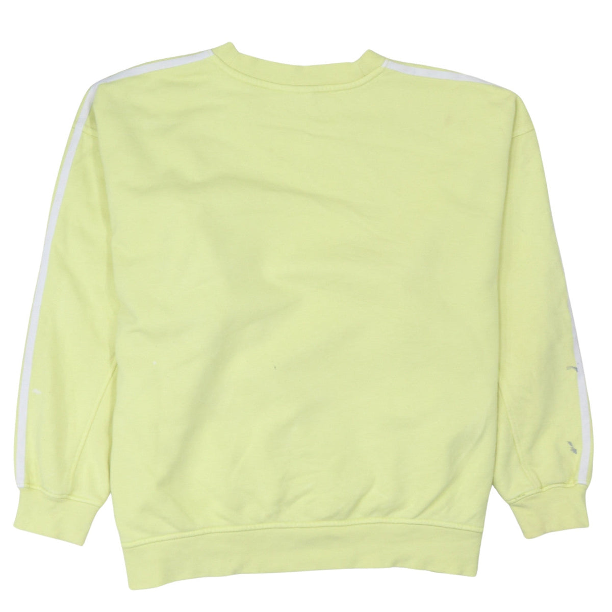 Adidas Women Yellow Crew Neck Pullover Sweatshirt Size 10