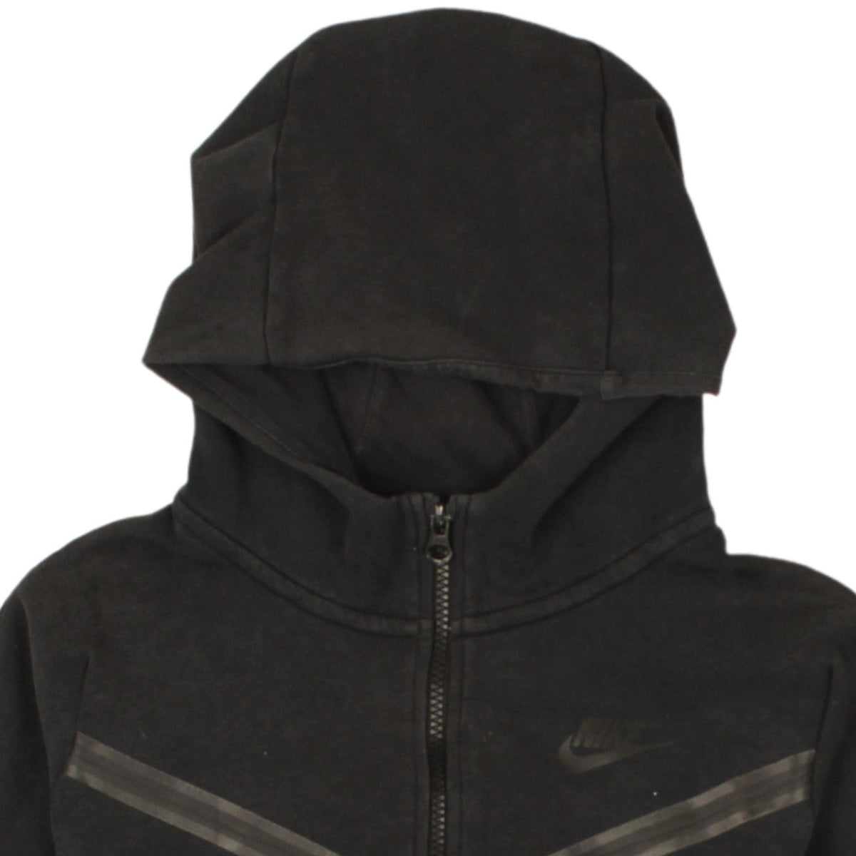 Nike Boys Black Full Zip Hoodie L 147-158cm Standard Fit Sweatshirt