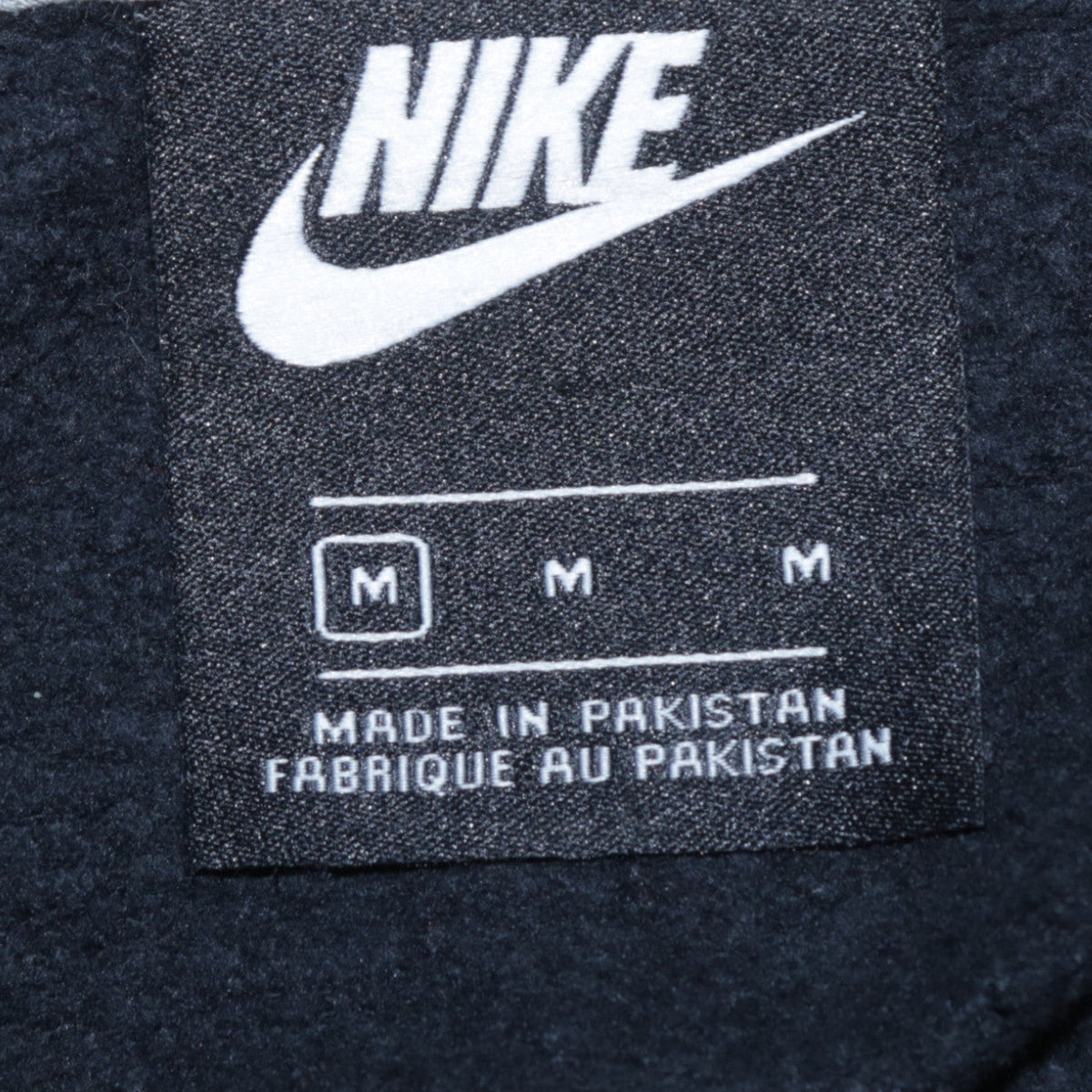 Nike Men Black Crew Neck Pullover Sweatshirt M Regular Fit
