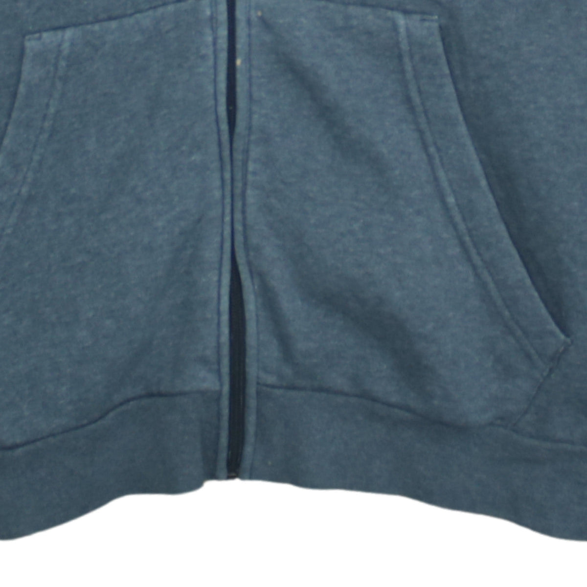 Adidas Men's Blue Full Zip Hoodie Size M Sports Fleece Jacket