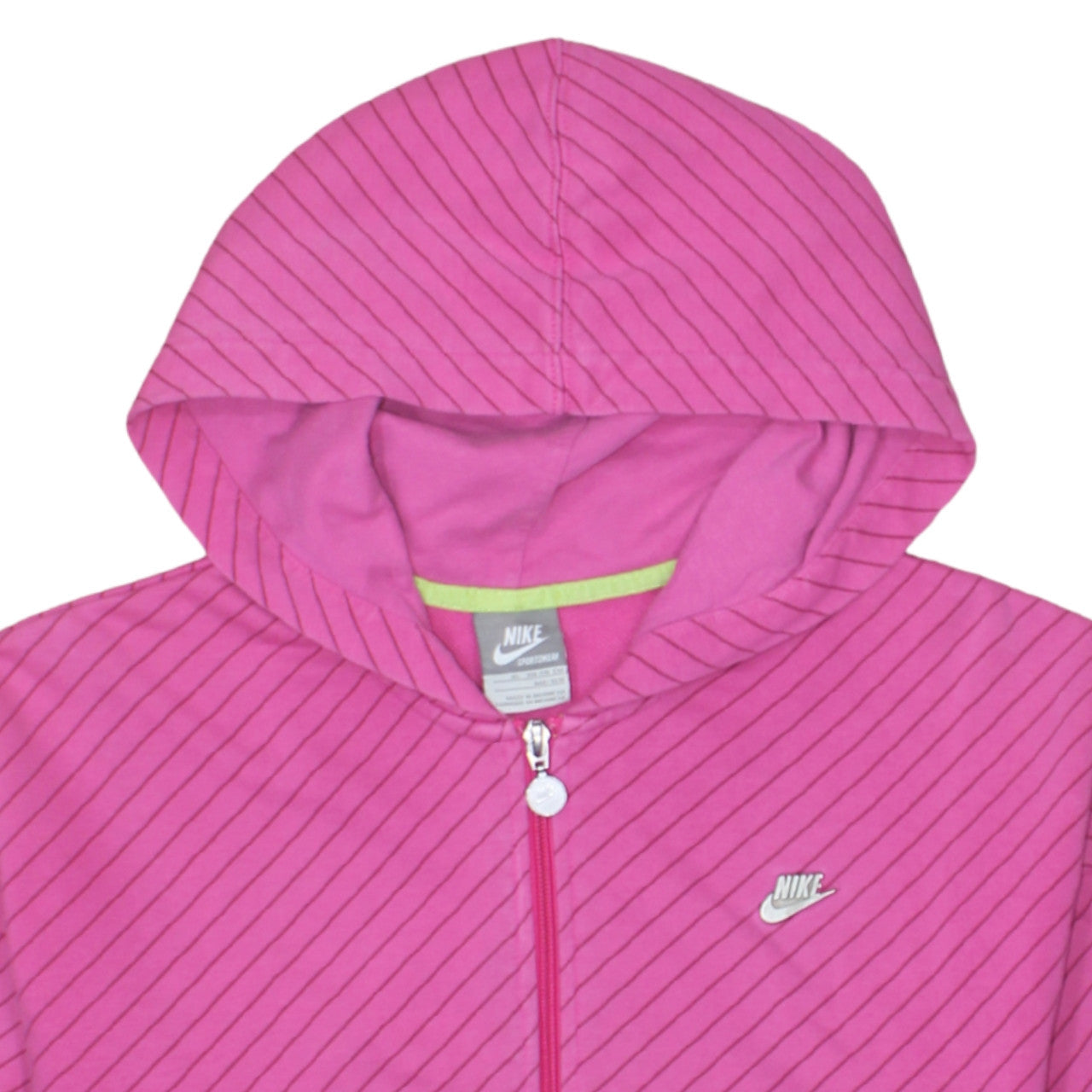 Nike Teens Pink Full Zip Hoodie XL 13-15 Years Sportswear Casual