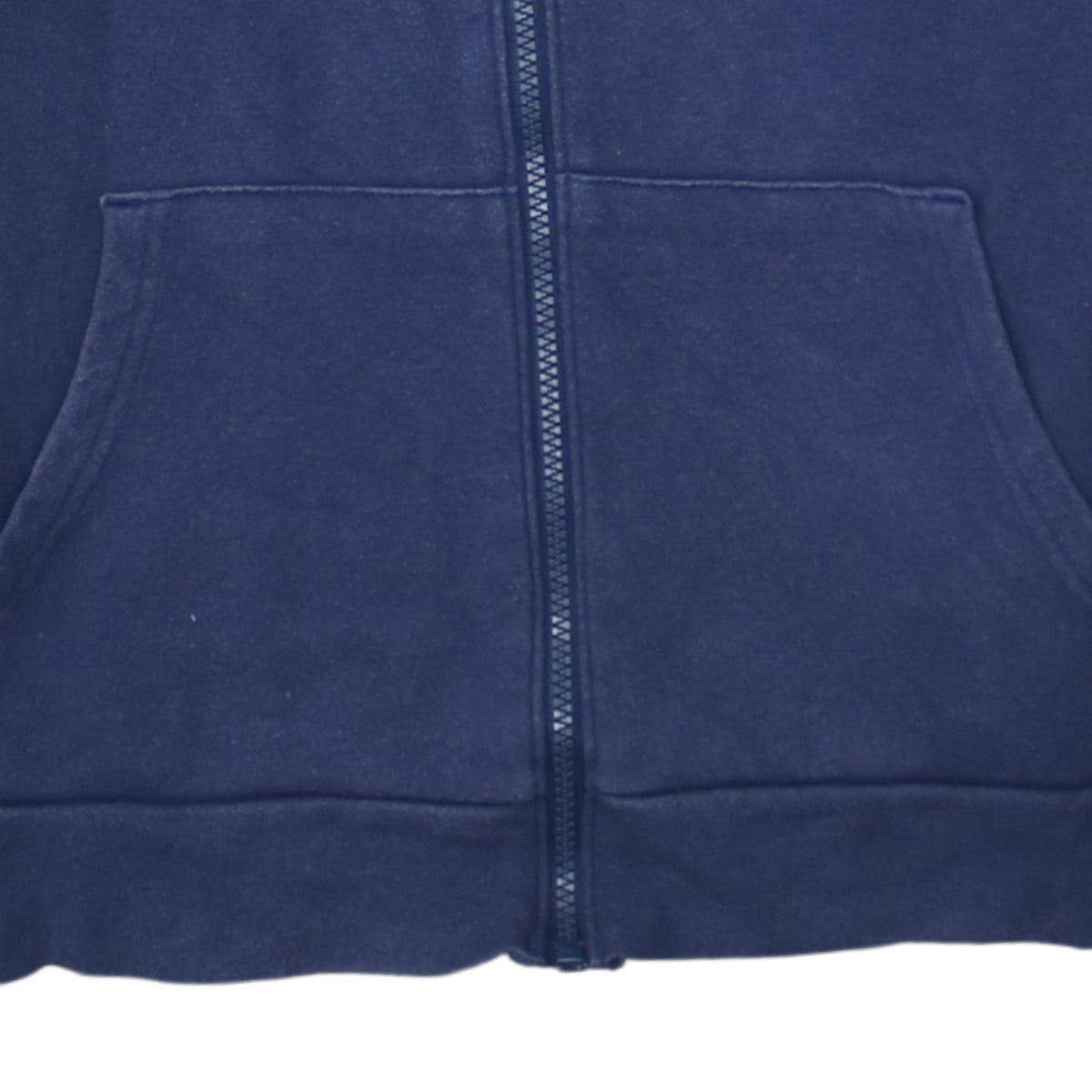 Additional view of Under Armour boys’ navy blue full zip hoodie, size 158, fleece sweatshirt