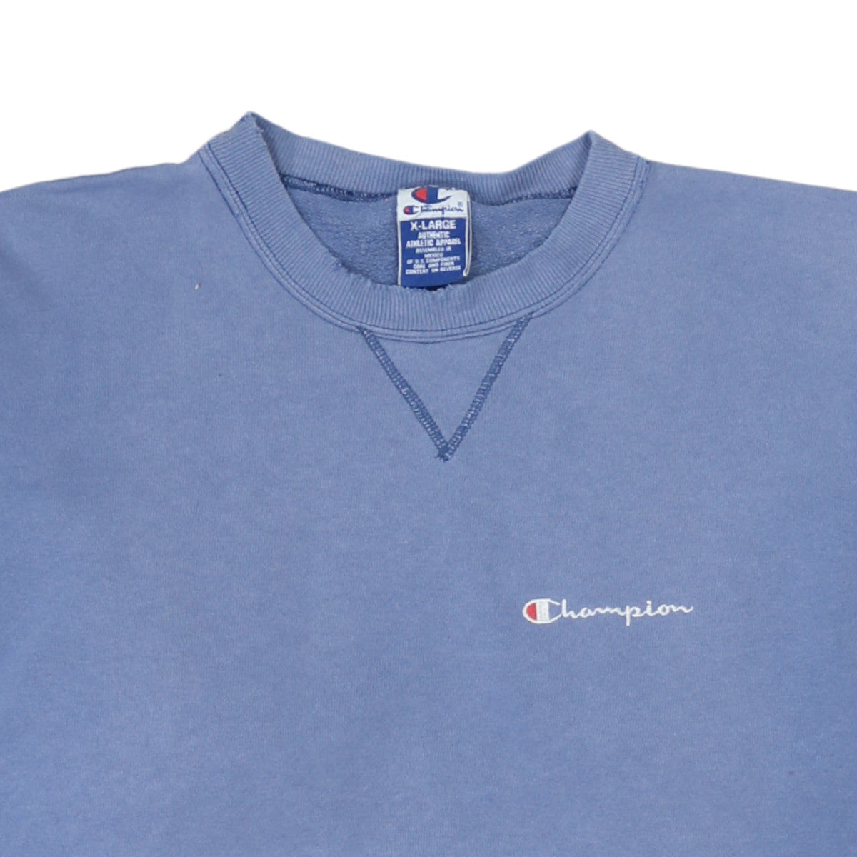 Champion Men's Blue XL Pullover Crew Neck Sweatshirt