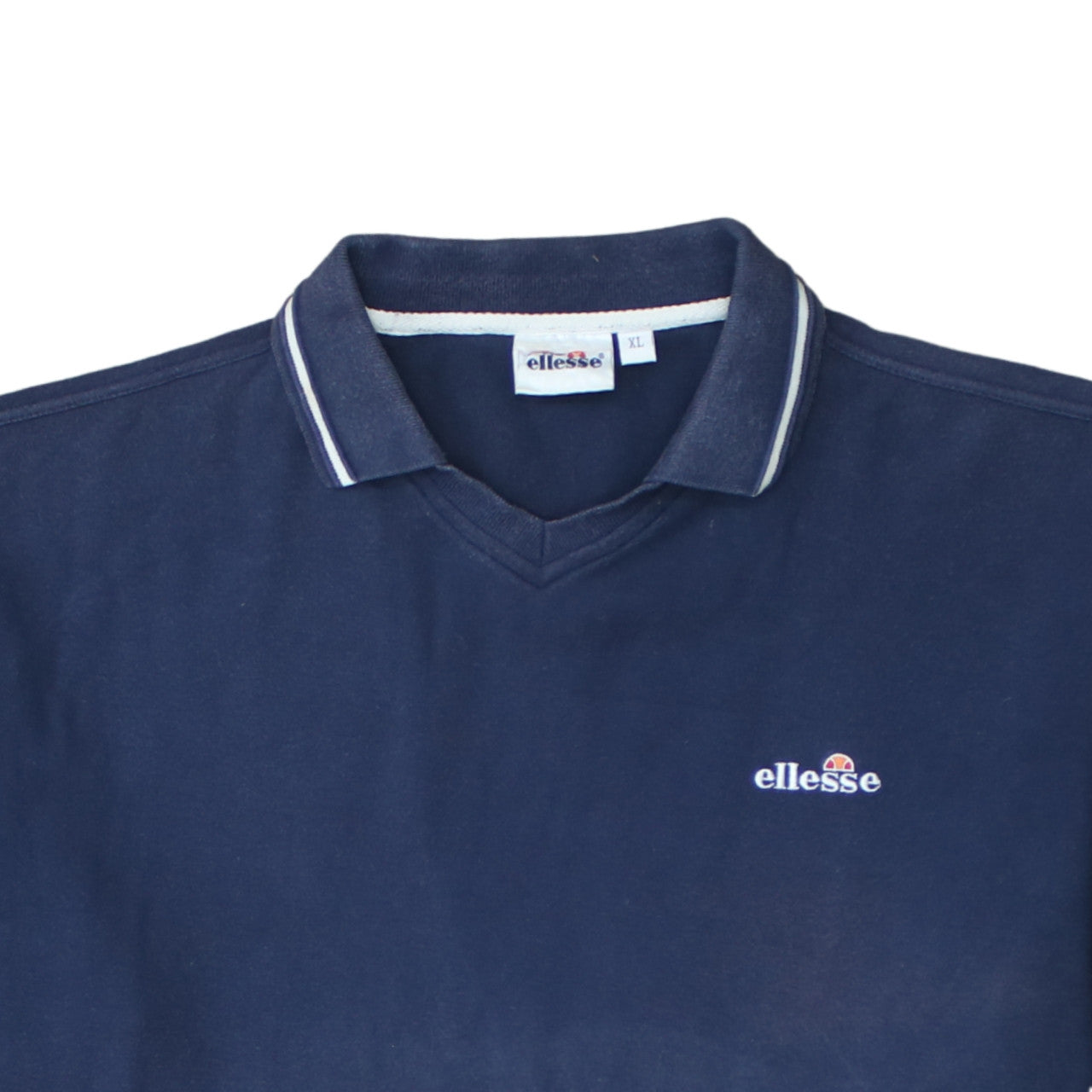 Ellesse Men's Blue XL Polo Shirt Cotton Embroidered Logo