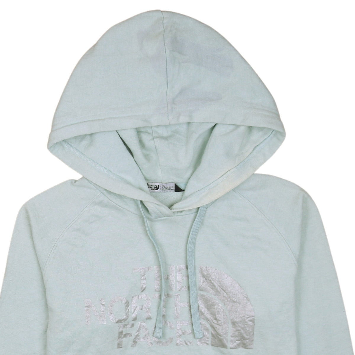 The North Face Womens Light Blue Pullover Hoodie Size S