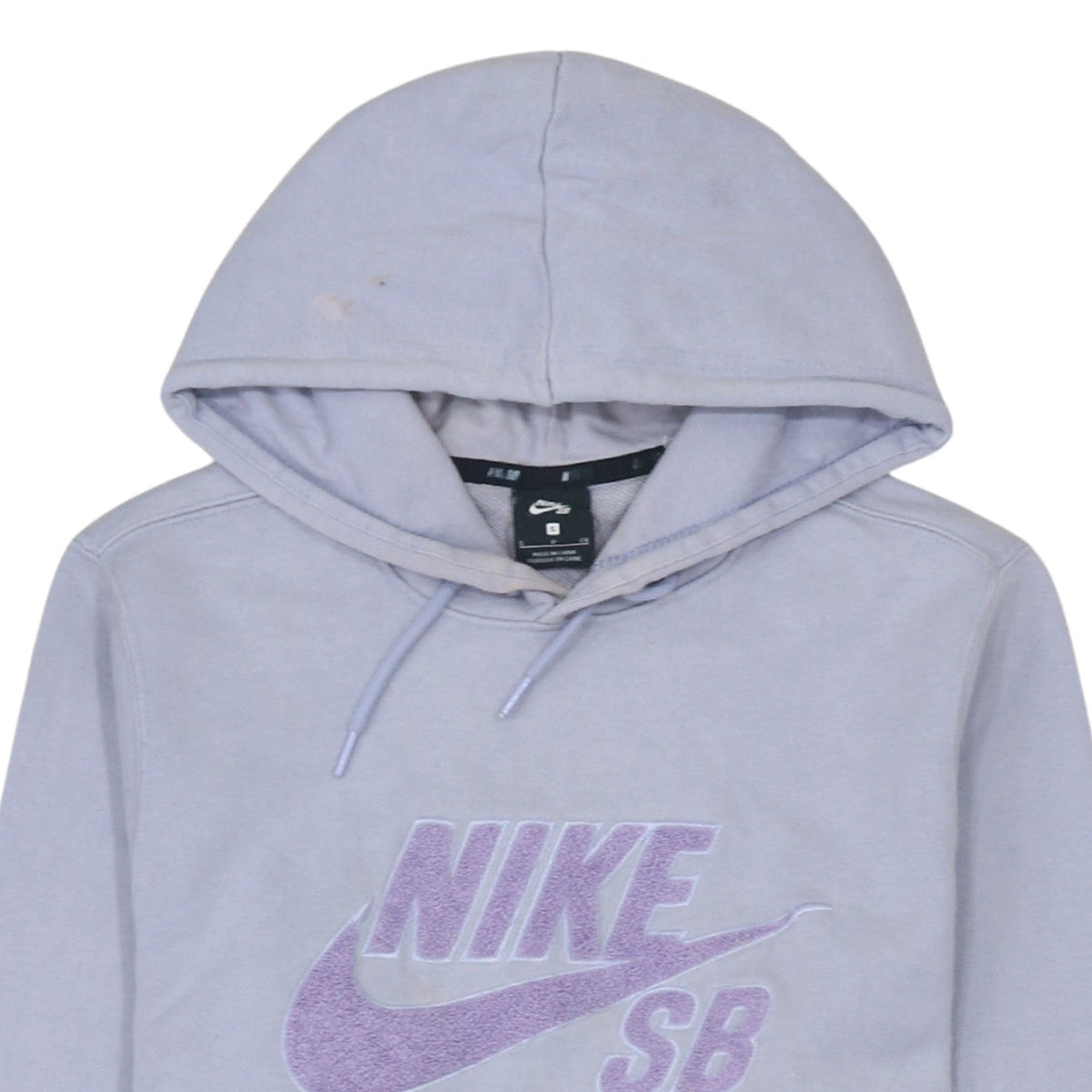 Nike SB Women's Lilac Pullover Hoodie Size S Cotton Blend