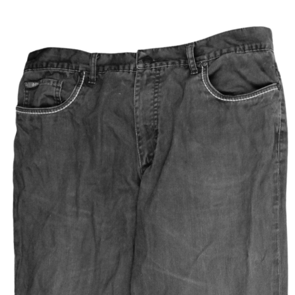 Lee Cooper Men's Grey Straight Leg Denim Jeans 38x33 Cotton