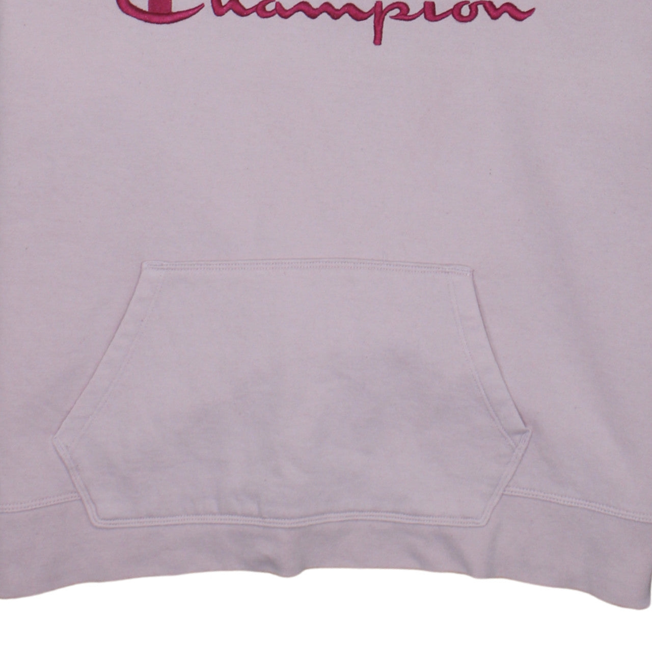Champion Womens Pink XL Pullover Hoodie Cotton Blend Logo