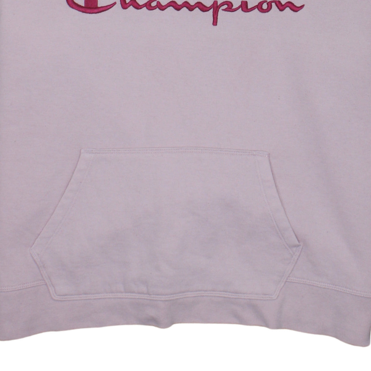 Champion Womens Pink XL Pullover Hoodie Cotton Blend Logo