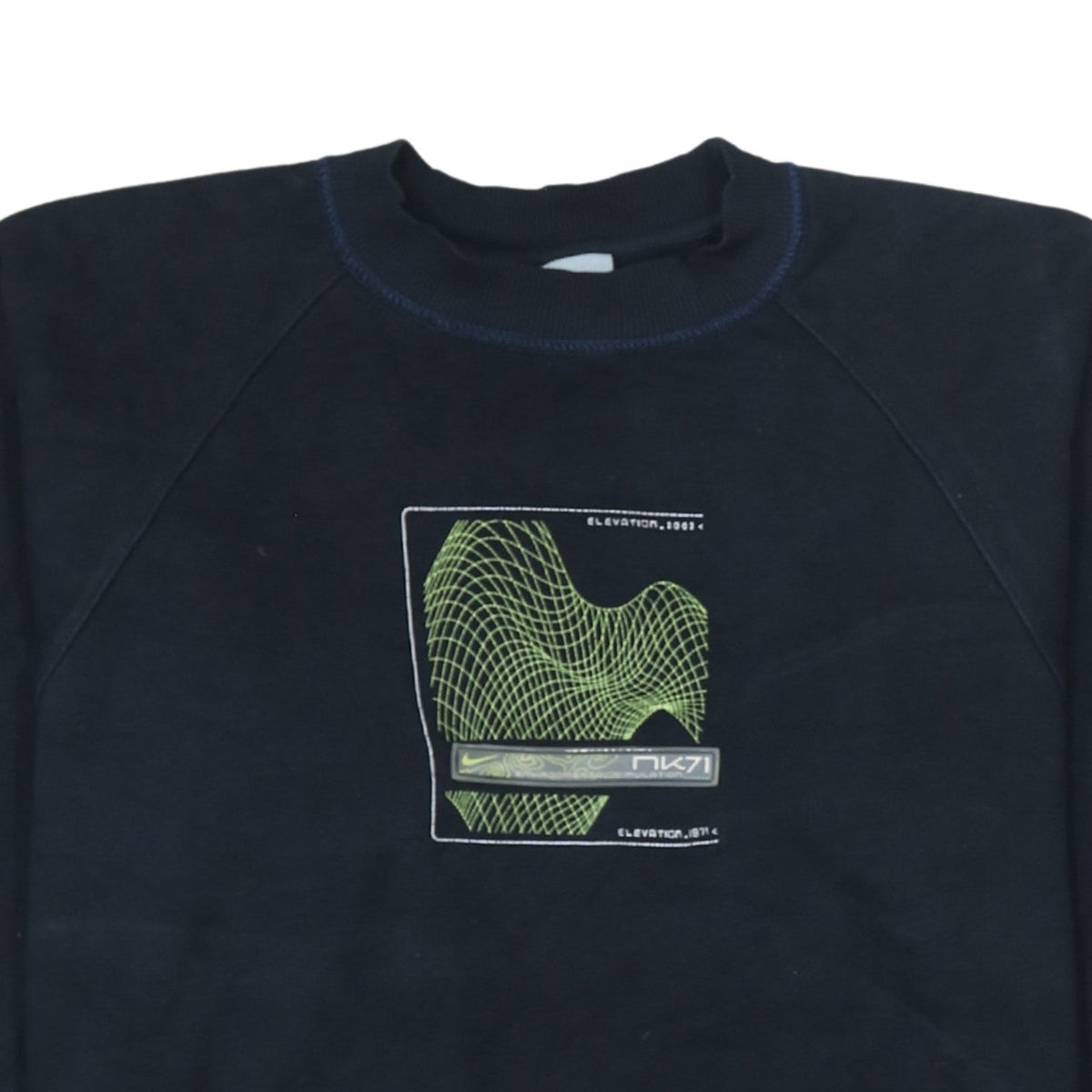 Nike Boys Black 11-12 Years Pullover Fleece Sweatshirt with Graphic Logo