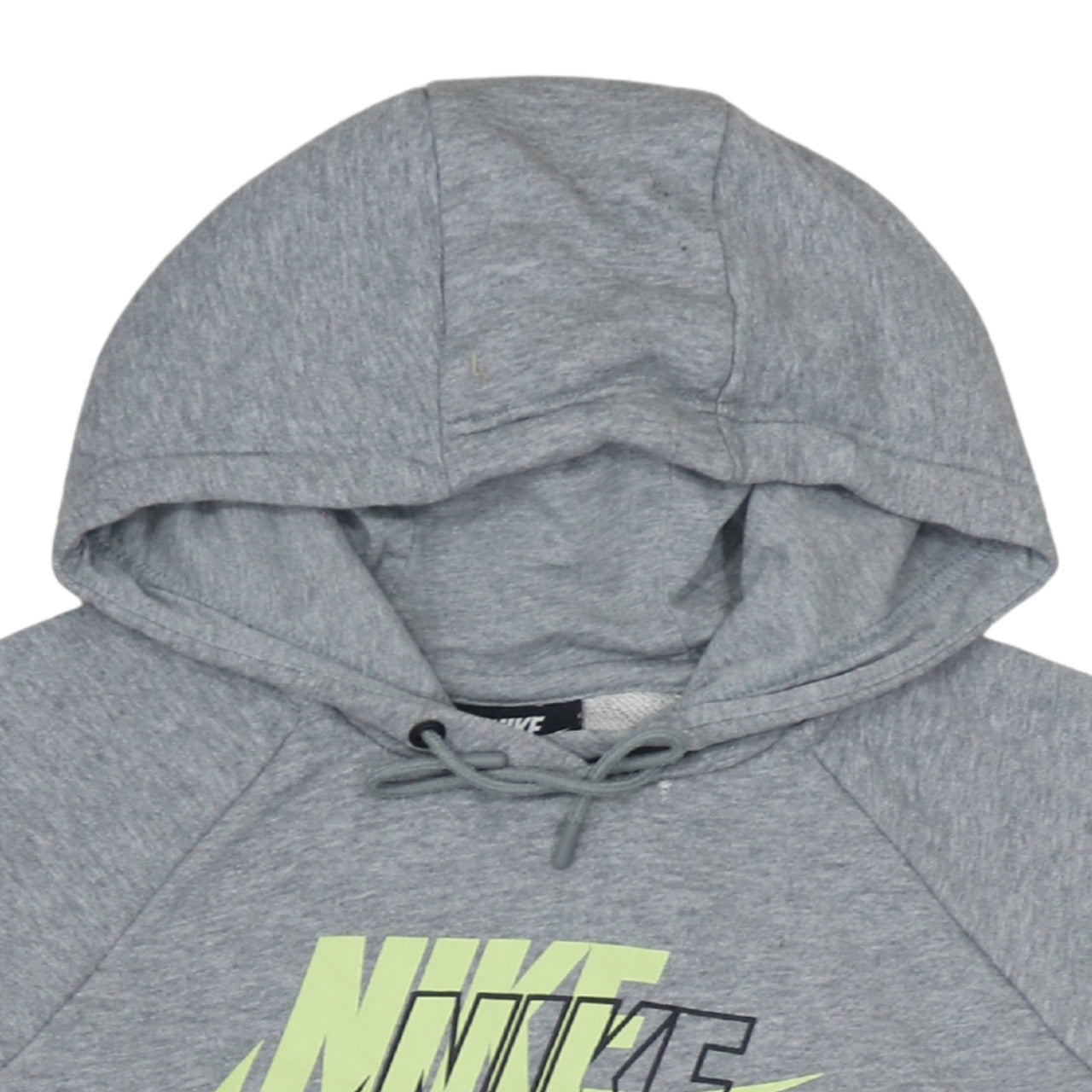 Nike Men's Grey Logo Pullover Hoodie Size M