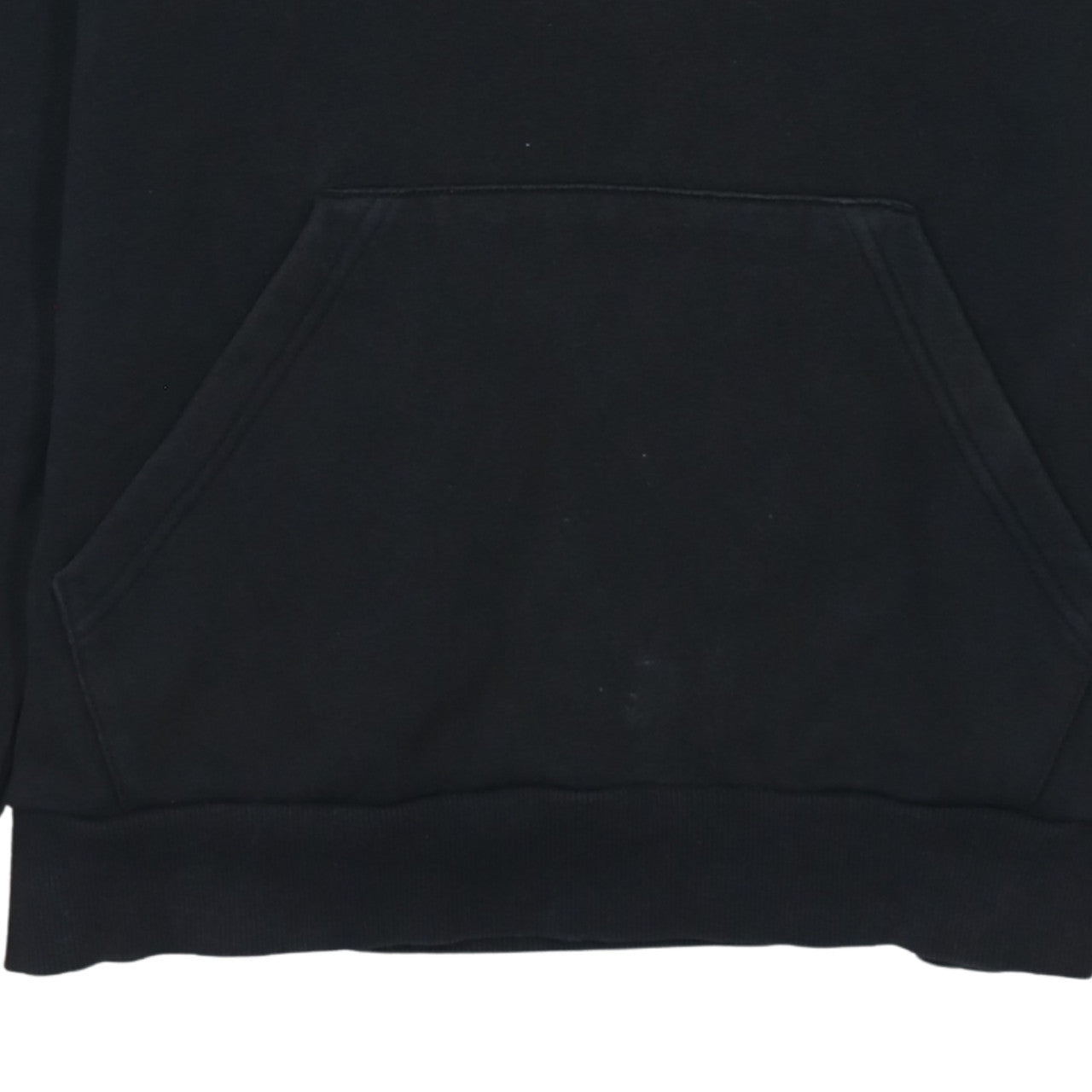 Adidas Boys Black Pullover Hoodie - Size 13-14 Years Cotton Blend