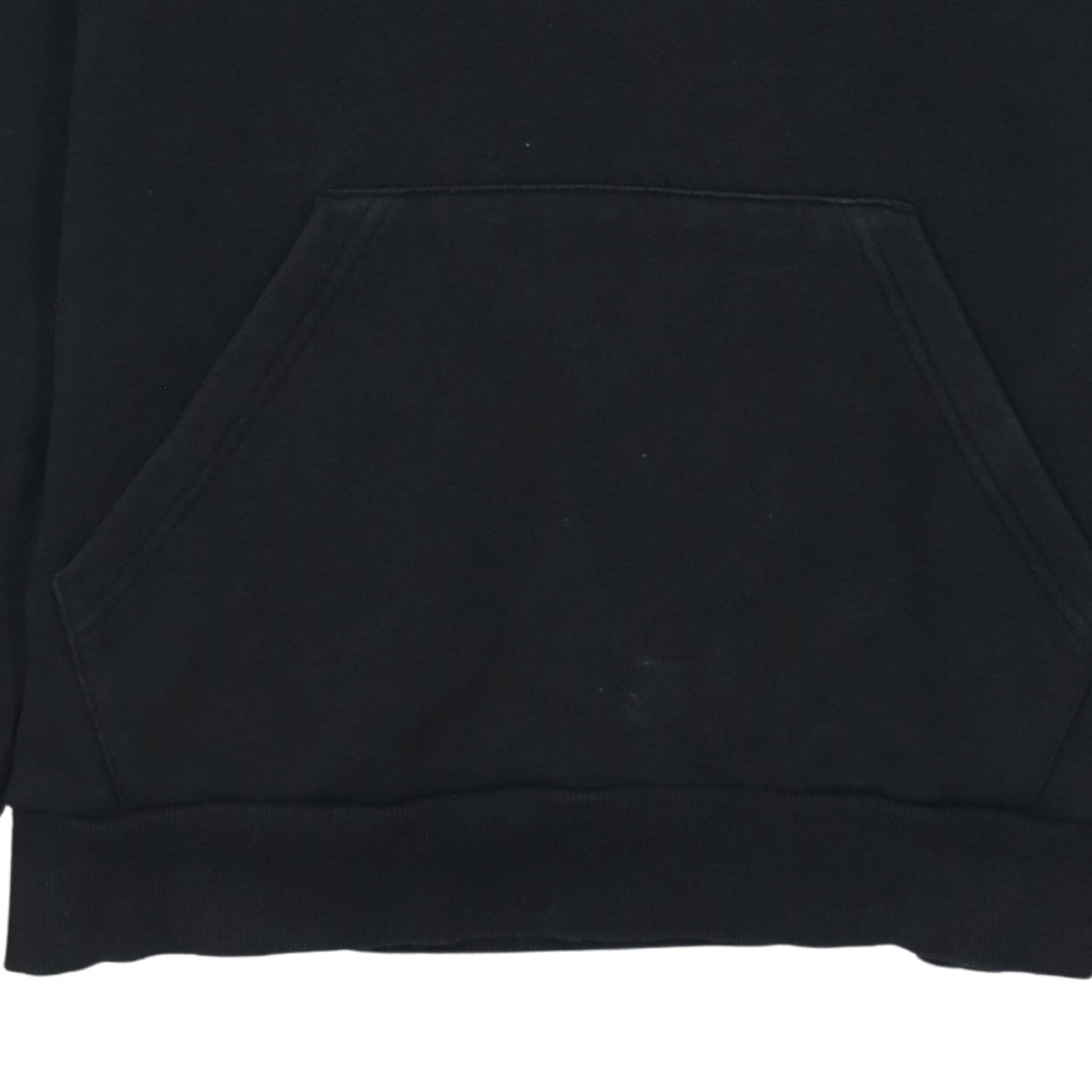 Adidas Boys Black Pullover Hoodie - Size 13-14 Years Cotton Blend
