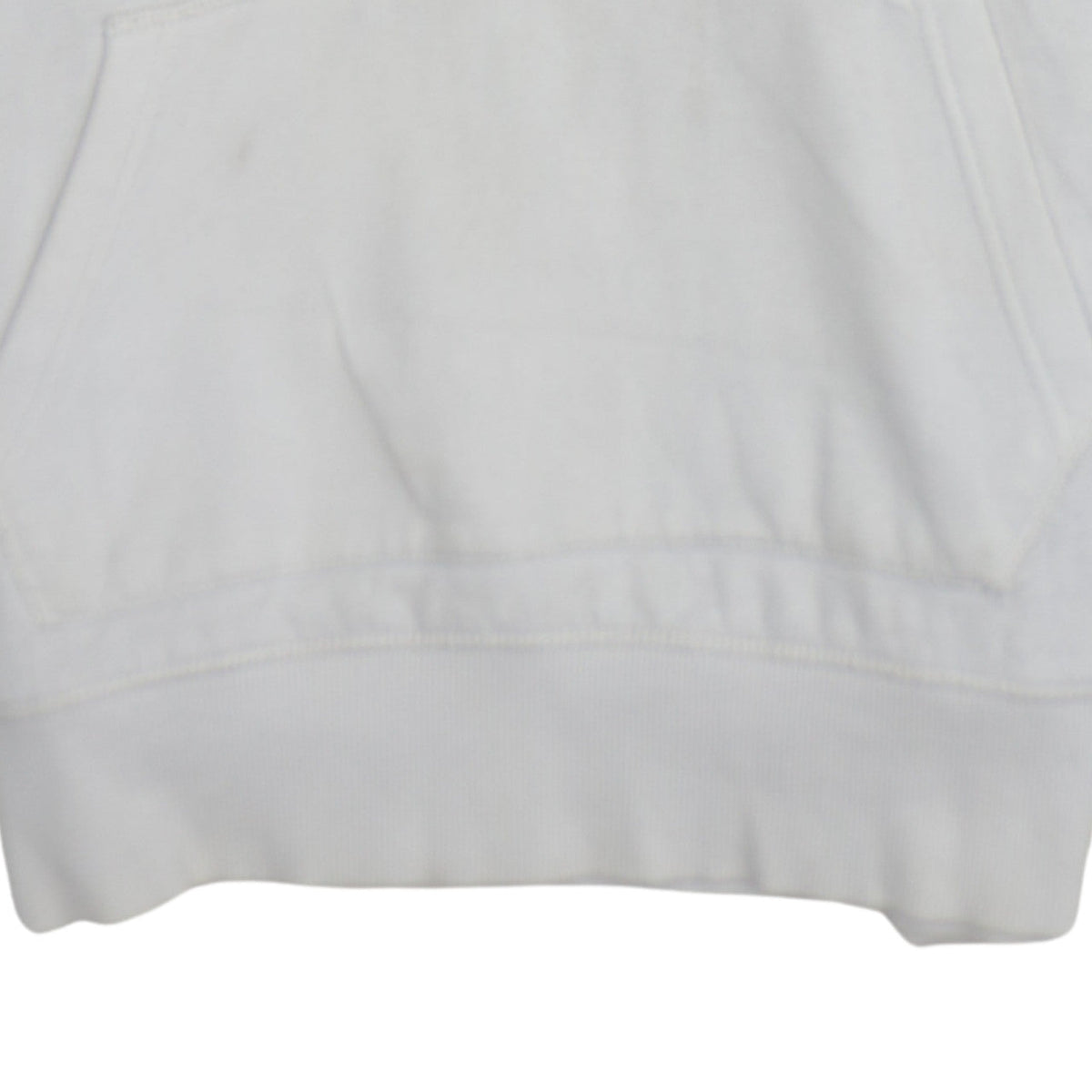 Tommy Hilfiger Men's White Pullover Hoodie L Regular Fit Cotton