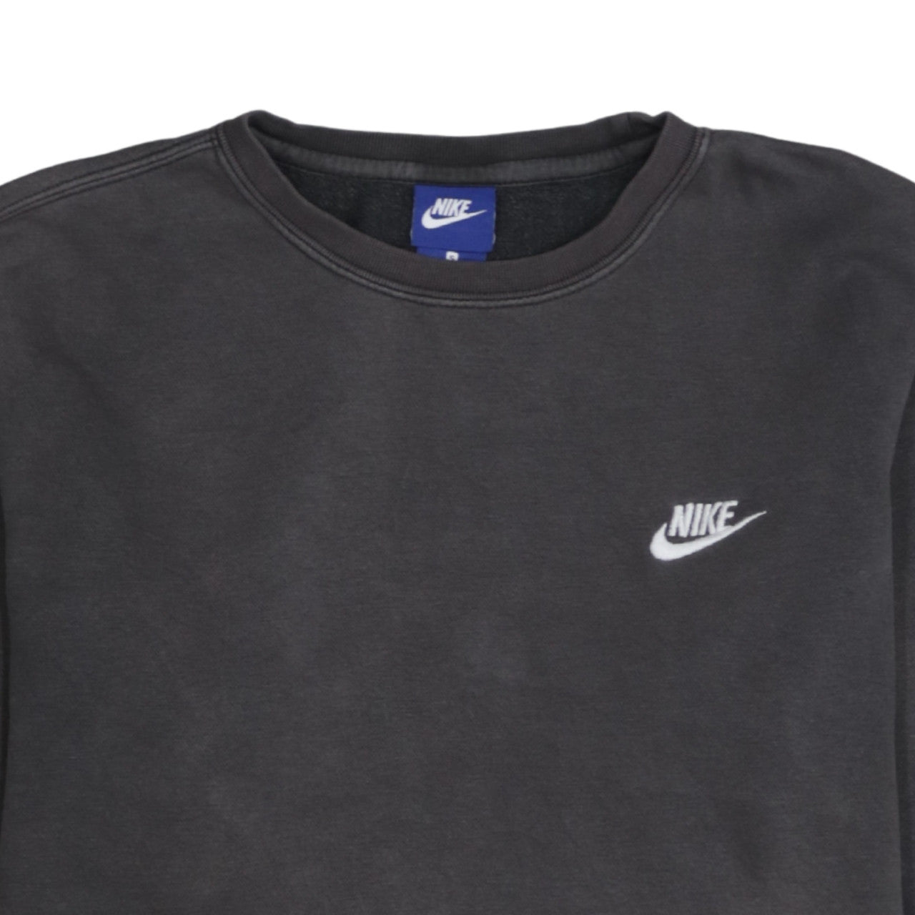 Nike Men's Grey Small Crew Neck Pullover Sweatshirt