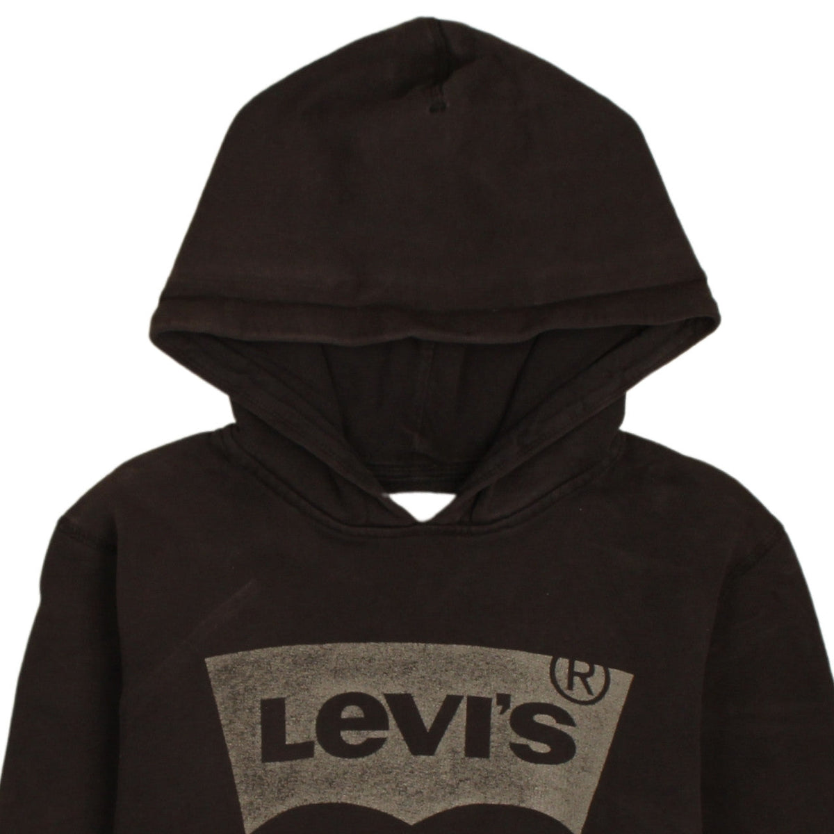 Levi's Womens Black Size 12 Pullover Hoodie Sweatshirt