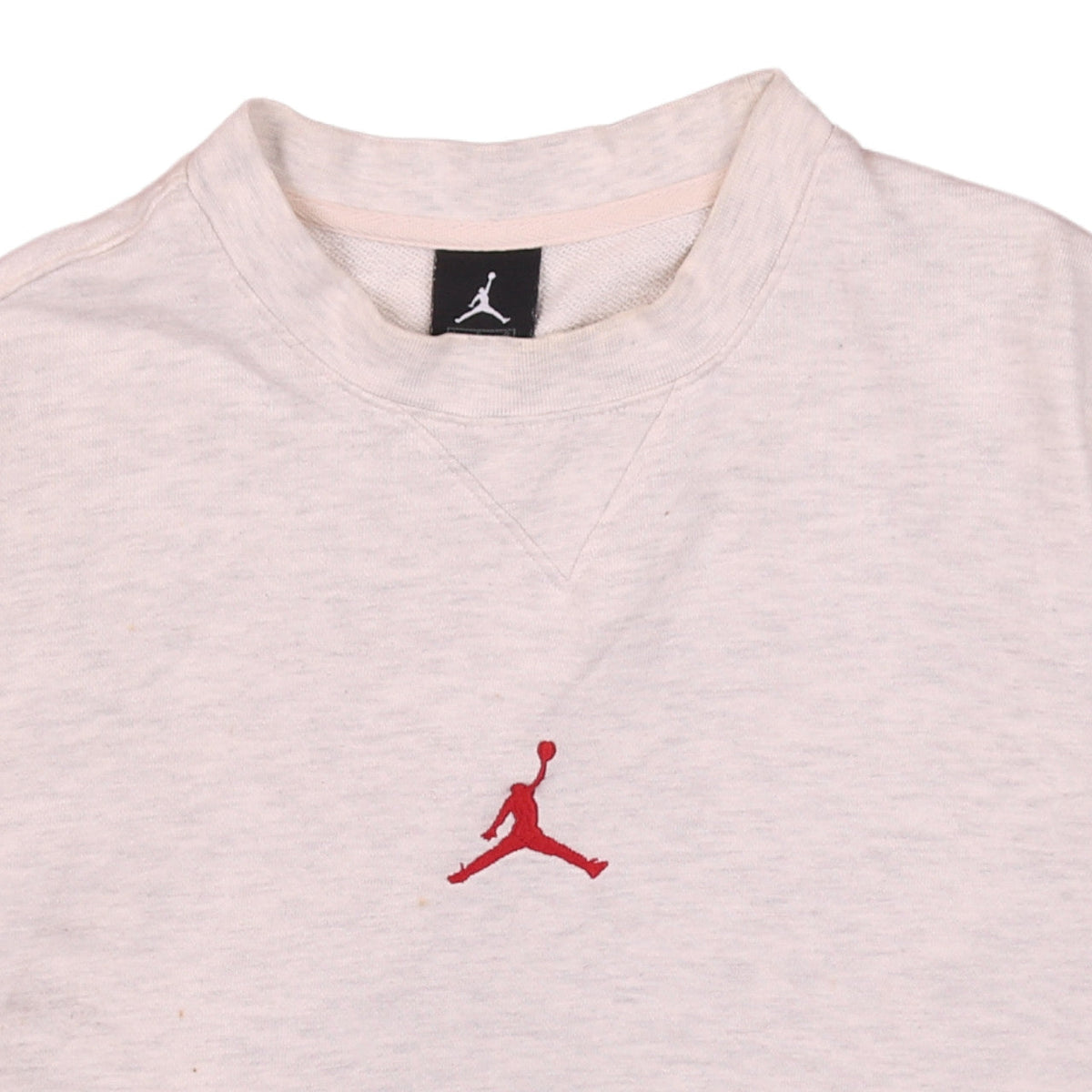 Jordan Men's Beige Crew Neck Pullover Sweatshirt Size L